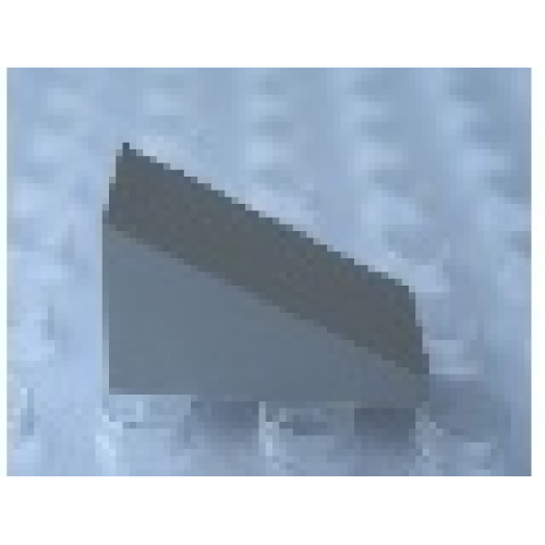 Деталь LEGO Mx1521 Modulex Slope 1 x 2 (27 degrees, 1:2 slope) - Mx Light Gray