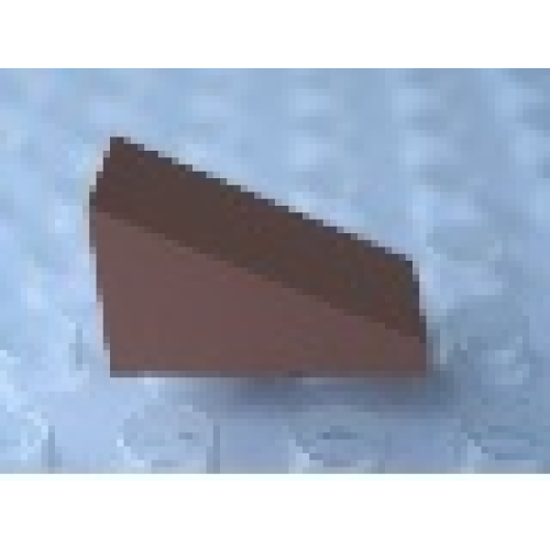 Деталь LEGO Mx1521 Modulex Slope 1 x 2 (27 degrees, 1:2 slope) - Mx Terracotta