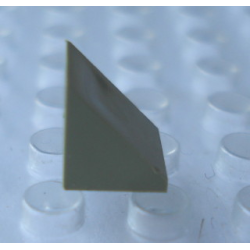 Modulex Slope 1 x 1 (45 degrees, 1:1 slope) - Mx Olive Green