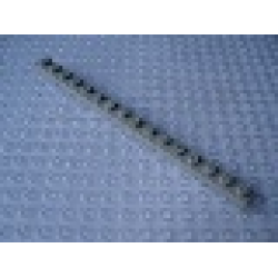 Modulex Plate 1 x 16 (M on studs) - Mx Light Gray