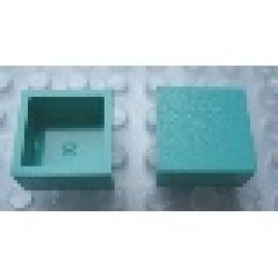 Modulex Tile 2 x 2 (no Internal Supports) - Mx Aqua Green