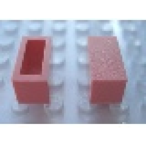 Деталь LEGO Mx1021A Modulex Tile 1 x 2 (no Internal Supports) - Mx Pink Red