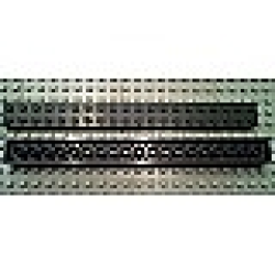 Modulex, Brick 2 x 20 (M on studs) - Mx Black Modulex, Brick 2 x 20 (M on studs) - Mx Black