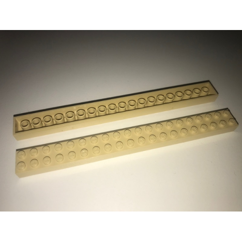 Деталь LEGO Mx1140AM Modulex, Brick 2 x 20 (M on studs) - Mx Buff