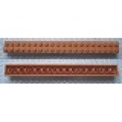 Modulex, Brick 2 x 20 (M on studs) - Mx Orange Modulex, Brick 2 x 20 (M on studs) - Mx Orange