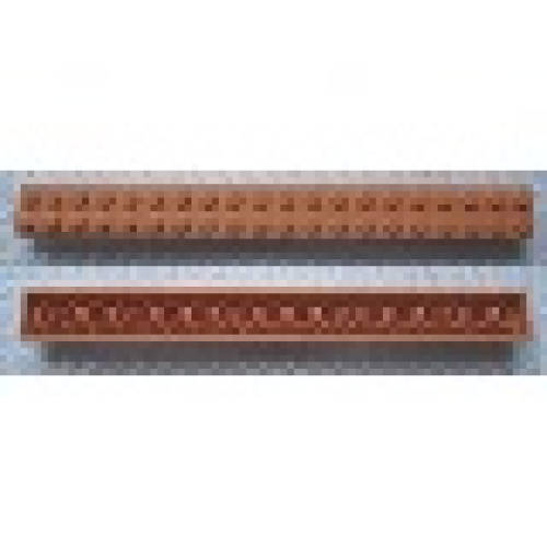 Деталь LEGO Mx1140AM Modulex, Brick 2 x 20 (M on studs) - Mx Orange
