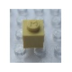 Modulex, Brick 1 x 1 (M on stud) - Mx Lemon
