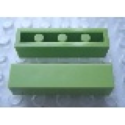 Modulex Tile 1 x 4 (with Internal Supports) - Mx Pastel Green