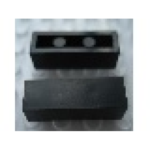 Деталь LEGO Mx1031B Modulex Tile 1 x 3 (with Internal Supports) - Mx Black