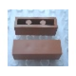 Modulex Tile 1 x 3 (with Internal Supports) - Mx Terracotta