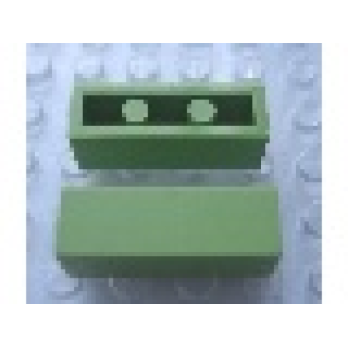 Деталь LEGO Mx1031B Modulex Tile 1 x 3 (with Internal Supports) - Mx Pastel Green
