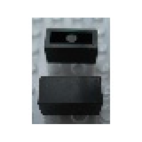 Деталь LEGO Mx1021B Modulex Tile 1 x 2 (with Internal Supports) - Mx Black