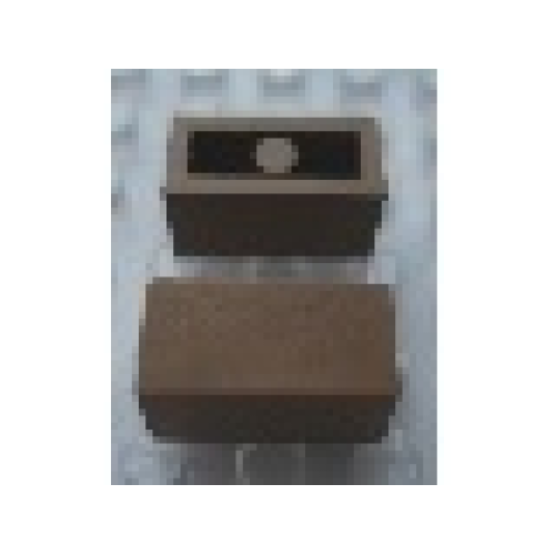 Деталь LEGO Mx1021B Modulex Tile 1 x 2 (with Internal Supports) - Mx Brown