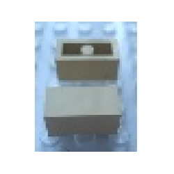 Modulex Tile 1 x 2 (with Internal Supports) - Mx Buff