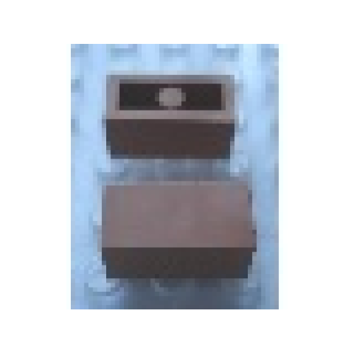 Деталь LEGO Mx1021B Modulex Tile 1 x 2 (with Internal Supports) - Mx Terracotta