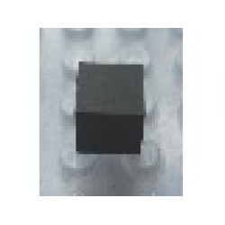 Modulex Tile 1 x 1 (no Internal Supports) - Mx Black