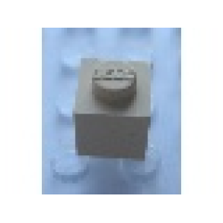 Modulex, Brick 1 x 1 (LEGO on stud) - Mx Buff