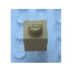 Modulex, Brick 1 x 1 (LEGO on stud) - Mx Ochre Yellow