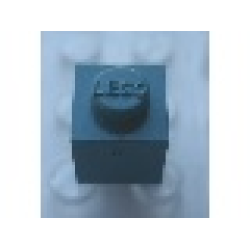 Modulex, Brick 1 x 1 (LEGO on stud) - Mx Teal Blue