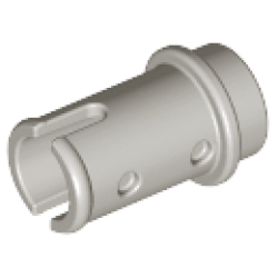 Technic, Pin 1/2 without Friction Ridges - Light Gray