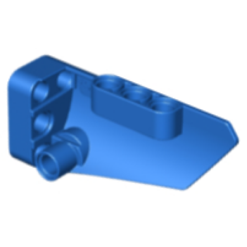 Деталь LEGO 64683 Technic, Panel Fairing # 3 Small Smooth Long, Side A - Blue