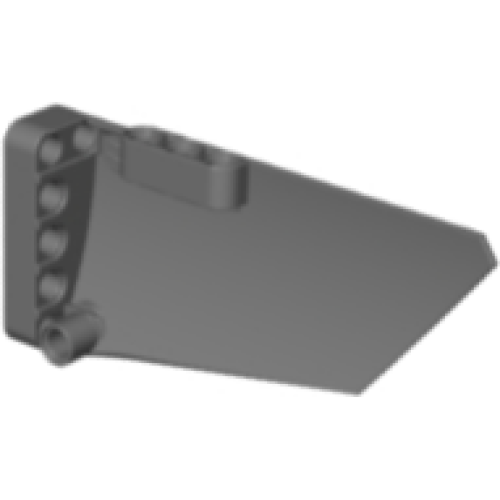 Деталь LEGO 64392 Technic, Panel Fairing #17 Large Smooth, Side A - Dark Bluish Gray