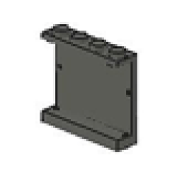 Panel 1 x 4 x 3 (Undetermined Type) - Dark Gray