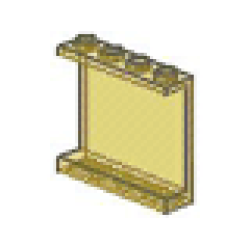 Panel 1 x 4 x 3 (Undetermined Type) - Trans-Yellow