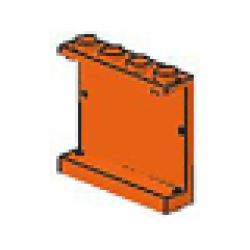 Panel 1 x 4 x 3 (Undetermined Type) - Orange