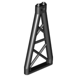 Support 1 x 6 x 10 Girder Triangular - Black