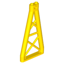 Support 1 x 6 x 10 Girder Triangular - Yellow