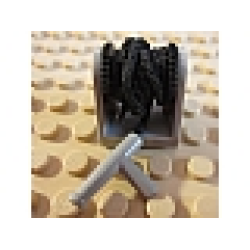 String Reel 2 x 2 Holder with Black Drum with Black String 35L with Light Gray Hose Nozzle Simple (2584 / 2585 / 194cx2) - Light Gray String Reel 2 x 2 Holder with Black Drum with Black String 35L with Light Gray Hose Nozzle Simple (2584 / 2585 / 194cx2) - Light Gray