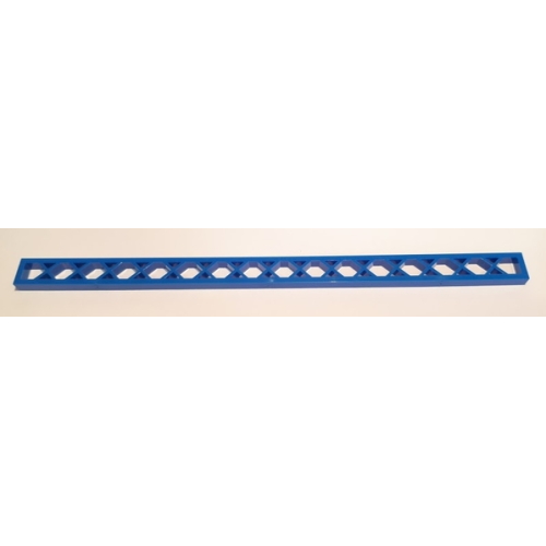 Деталь LEGO 4168 Support 1 x 16 Lattice (Train Signal Mast) - Blue