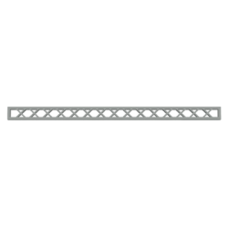 Support 1 x 16 Lattice (Train Signal Mast) - Light Gray