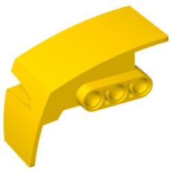 Technic, Panel Car Mudguard Right - Yellow Technic, Panel Car Mudguard Right - Yellow