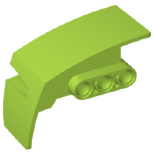 Деталь LEGO 61070 Technic, Panel Car Mudguard Right - Lime