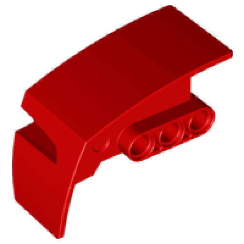 Деталь LEGO 61070 Technic, Panel Car Mudguard Right - Red