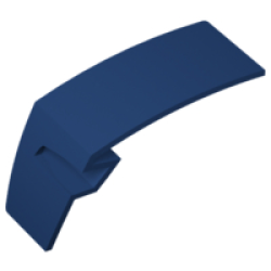 Technic, Panel Car Mudguard Left - Dark Blue Technic, Panel Car Mudguard Left - Dark Blue