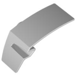 Technic, Panel Car Mudguard Left - Very Light Bluish Gray Technic, Panel Car Mudguard Left - Very Light Bluish Gray