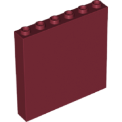 Panel 1 x 6 x 5 - Dark Red Panel 1 x 6 x 5 - Dark Red