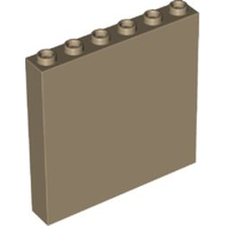 Panel 1 x 6 x 5 - Dark Tan Panel 1 x 6 x 5 - Dark Tan