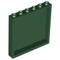 Panel 1 x 6 x 5 - Dark Green Panel 1 x 6 x 5 - Dark Green