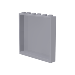 Panel 1 x 6 x 5 - Light Bluish Gray Panel 1 x 6 x 5 - Light Bluish Gray