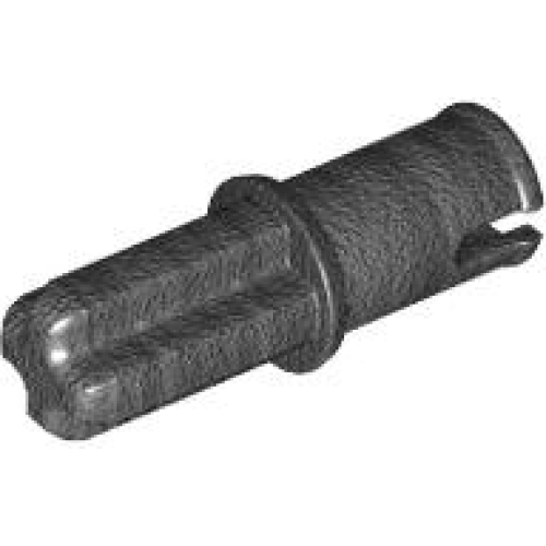 Деталь LEGO 3749 Technic, Axle 1L with Pin without Friction Ridges - Pearl Dark Gray