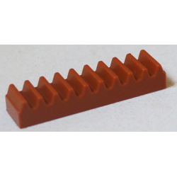 Technic, Gear Rack 1 x 4 - Dark Orange