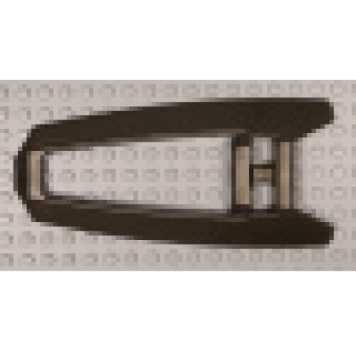 Деталь LEGO 47371 Technic, Panel RC Car Panel Flexible Middle - Pearl Dark Gray