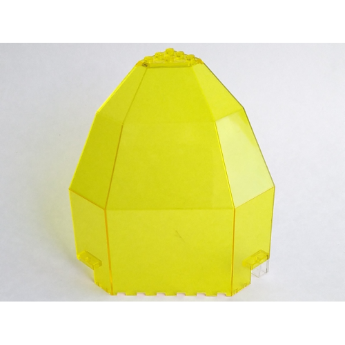 Деталь LEGO 2409 Panel 10 x 10 x 12 Quarter Dome - Trans-Yellow