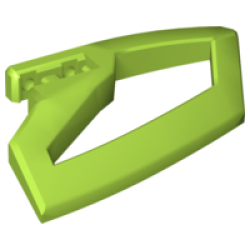 Technic, Panel RC Car Panel Flexible Left - Lime