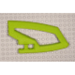 Technic, Panel RC Car Panel Flexible Right - Lime