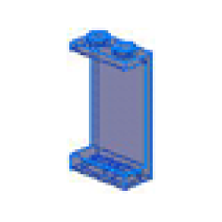 Panel 1 x 2 x 3 (Undetermined Type) - Trans-Dark Blue